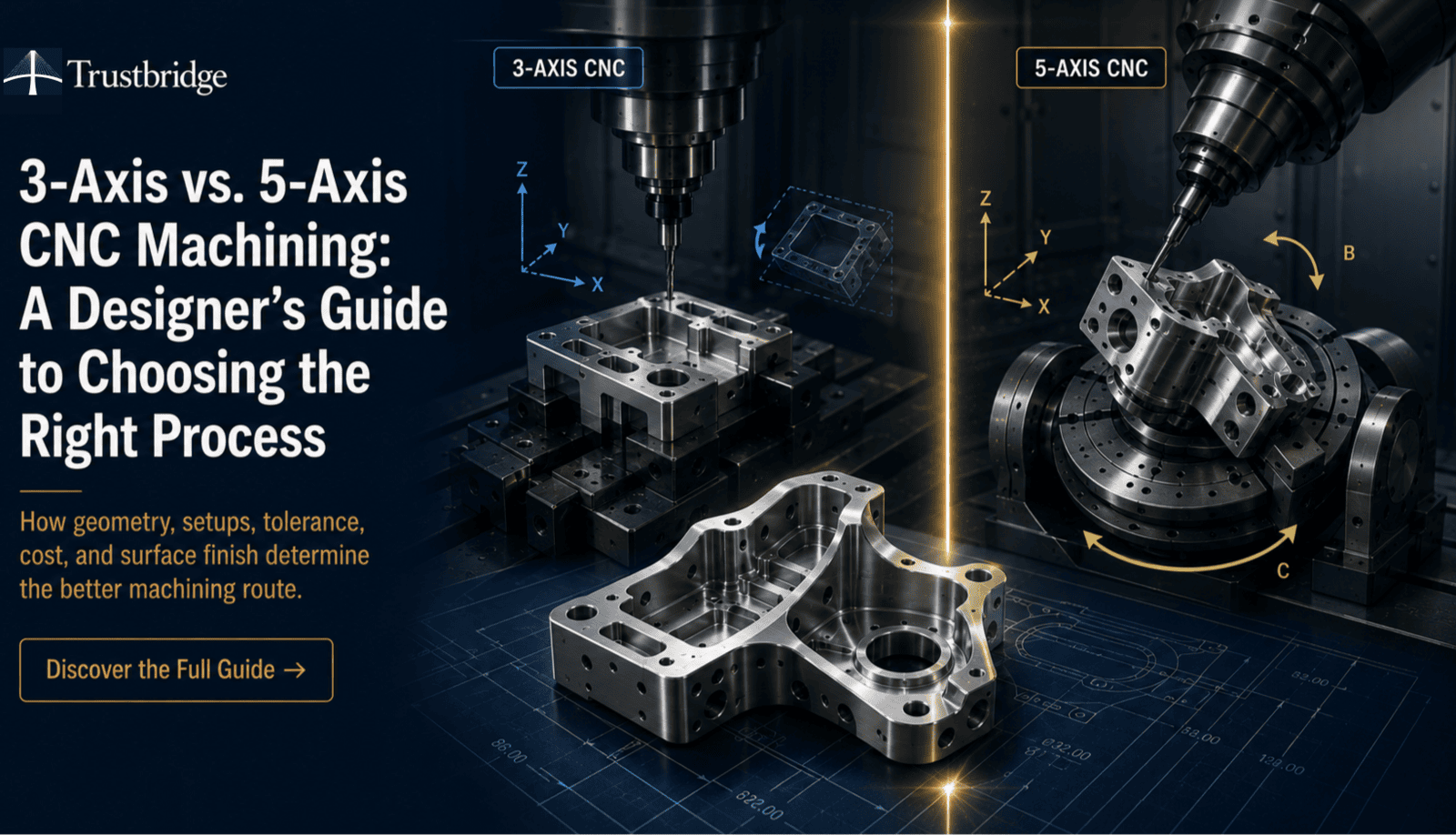 How Does Choosing Between 3-Axis and 5-Axis CNC Machining Change What Your Part Costs?